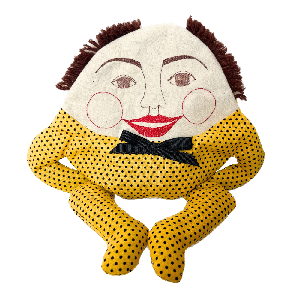 Humpty Dumpty Bean Bag Doll · Yellow Polka Dot