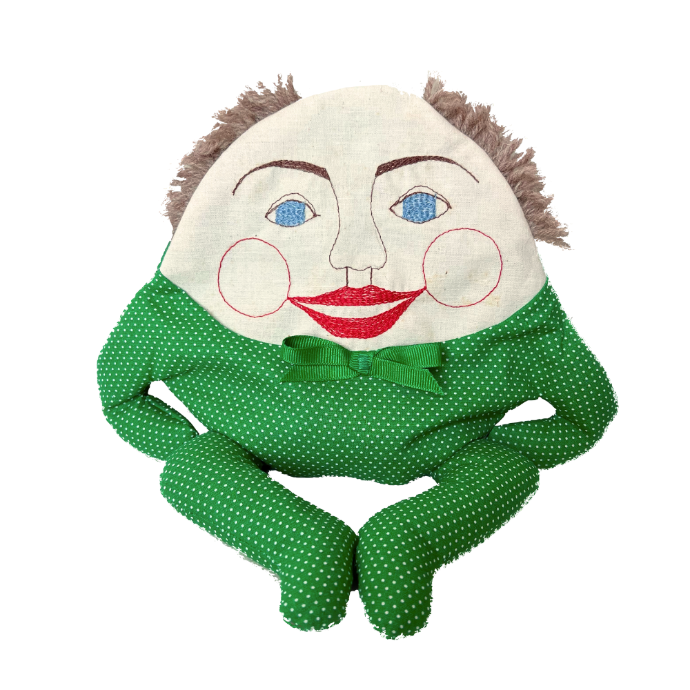 Humpty Dumpty Bean Bag Doll · Green Polka Dot