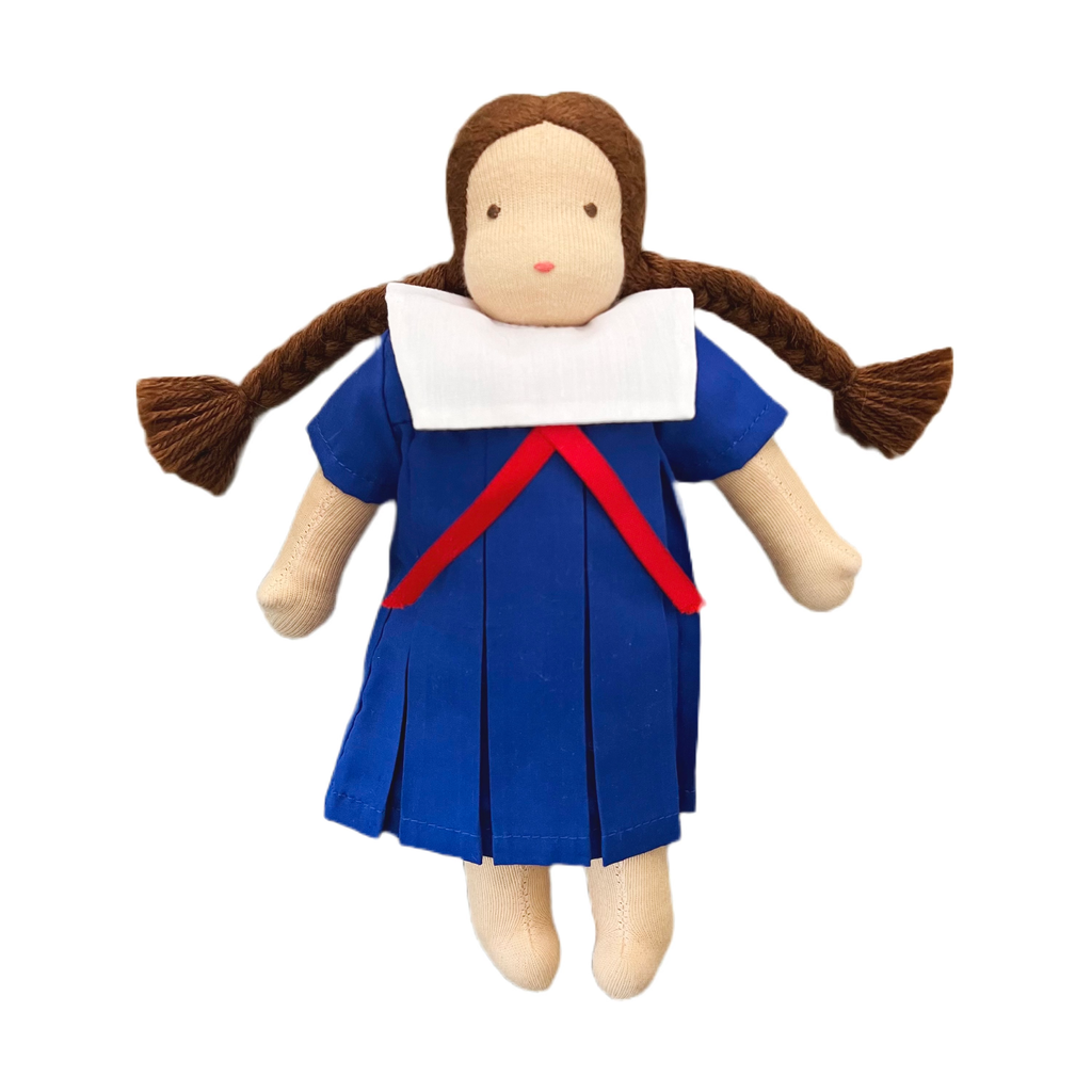 9" Waldorf Schoolgirl Doll · Brown