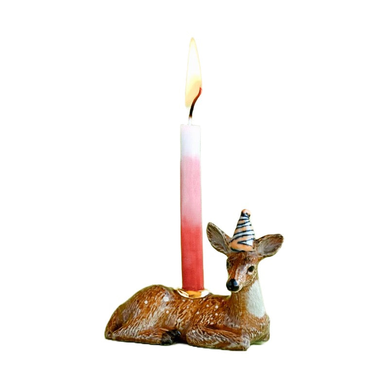 Camp Hollow Candleholder Cake Topper · Deer
