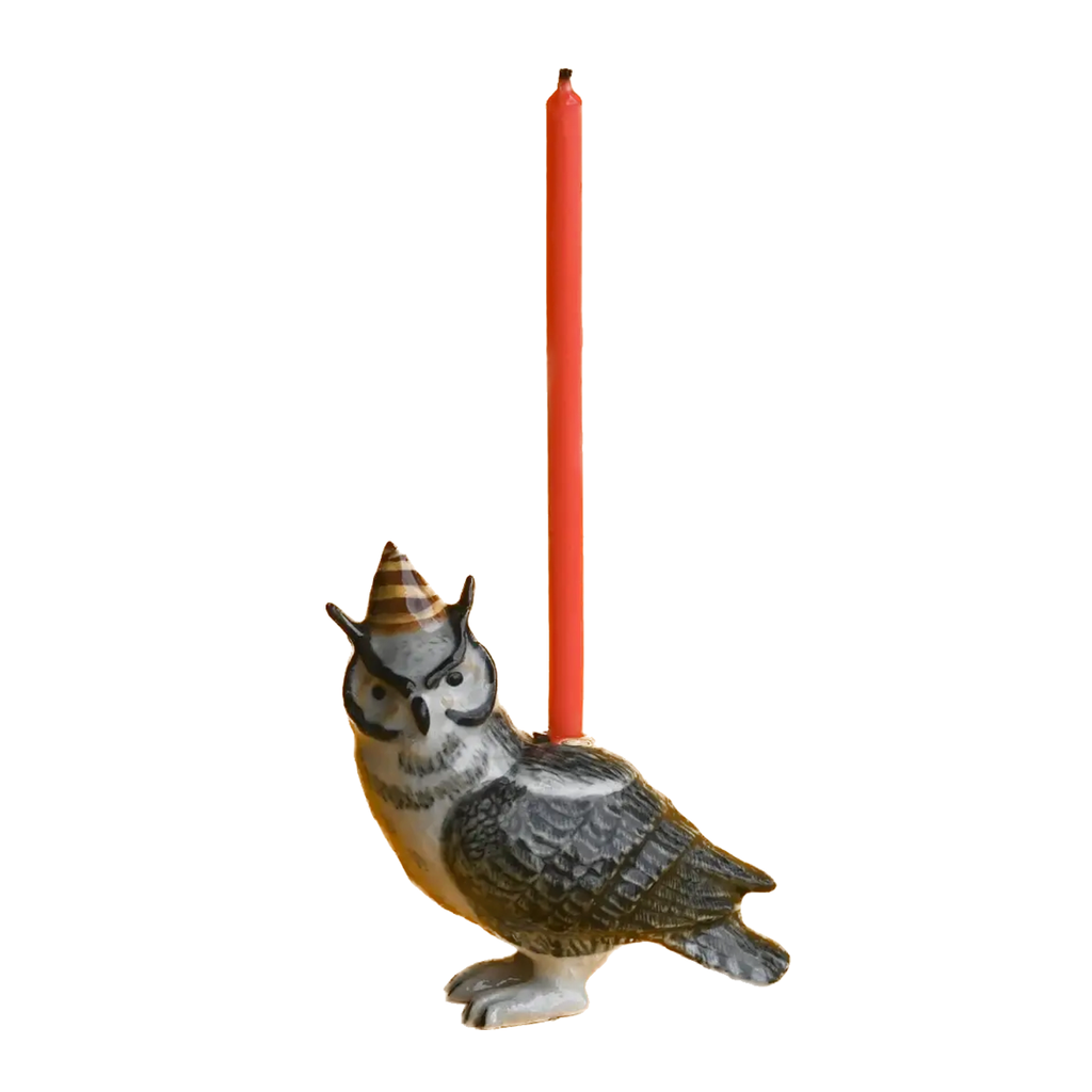 Camp Hollow Candleholder Cake Topper · Wise Owl