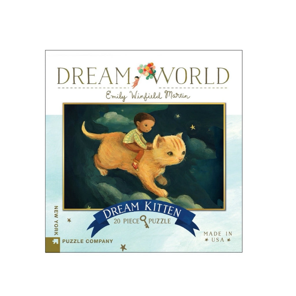 Mini Dream World 20 Piece Puzzle · Boy and Kitten
