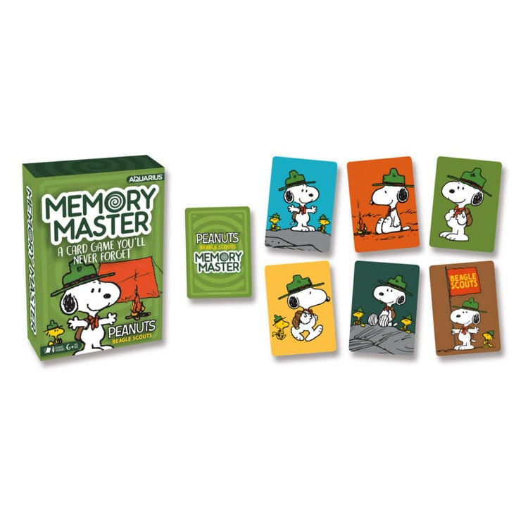 Peanuts Beagle Scouts Memory Master Card Game