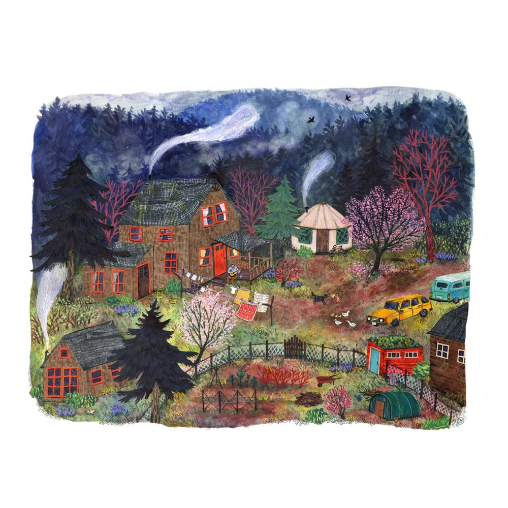 Phoebe Wahl First Warm Spring Day Print