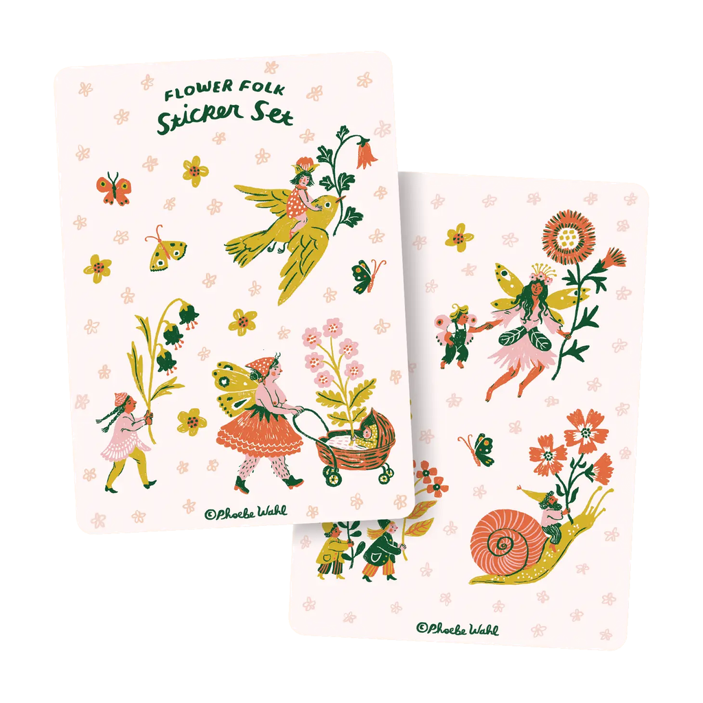 Phoebe Wahl Sticker Set · Flower Folk