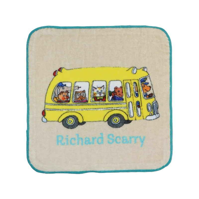 Richard Scarry Washcloth · Busytown Bus