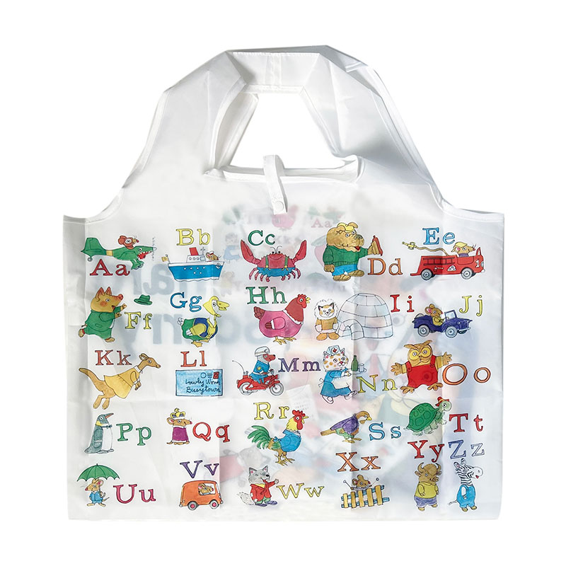 Richard Scarry Portable Shopping Bag · Alphabet Characters and Cat Family