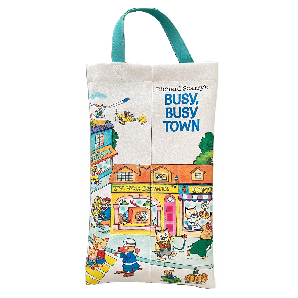 Richard Scarry Portable Tissue Box Cover · Busy Busy Town