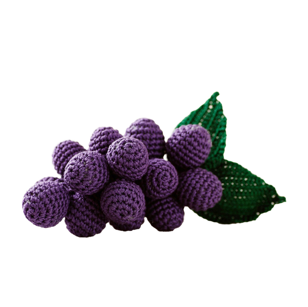 Crocheted Purple Grapes