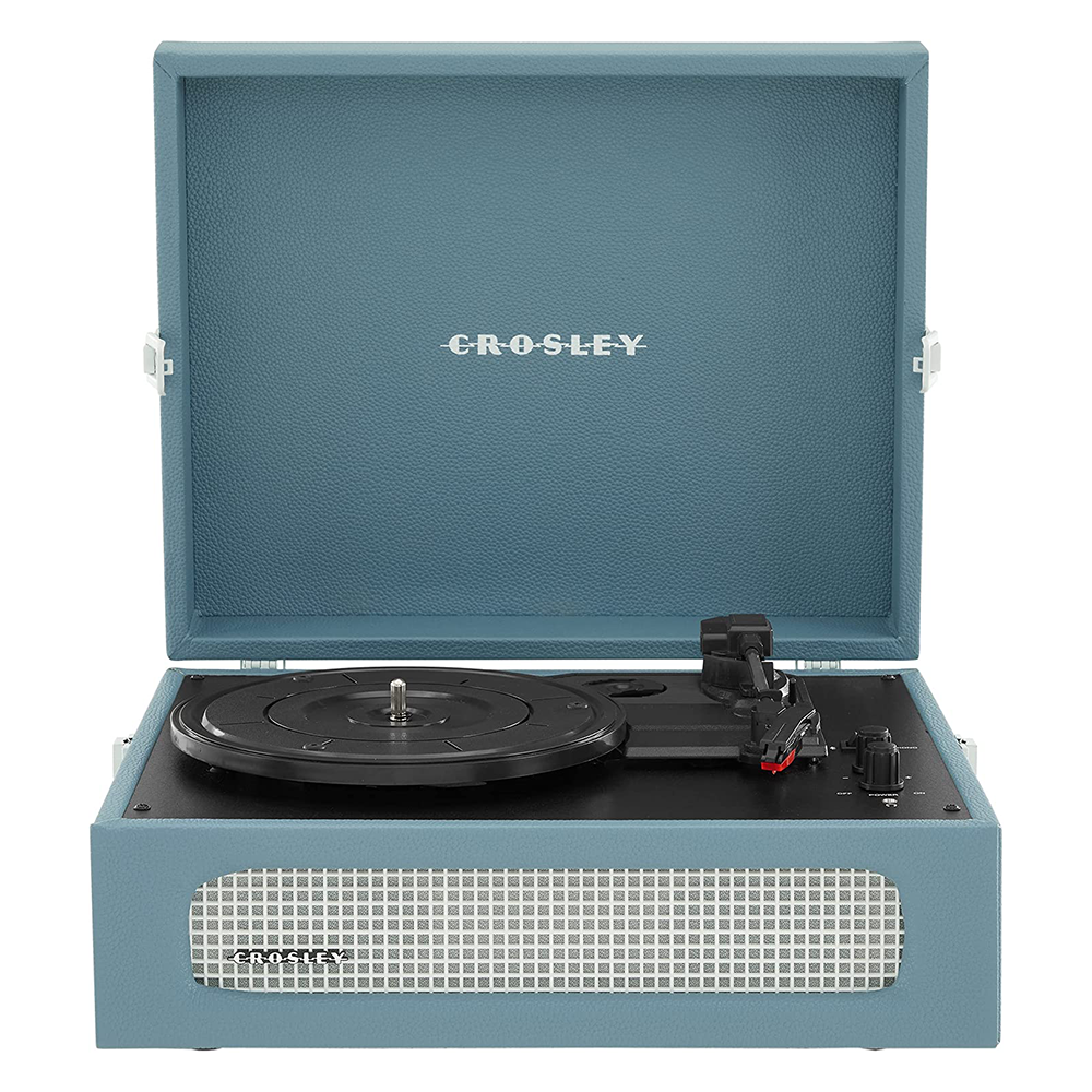 Crosley Dusty Washed Out Blue Voyager Turntable