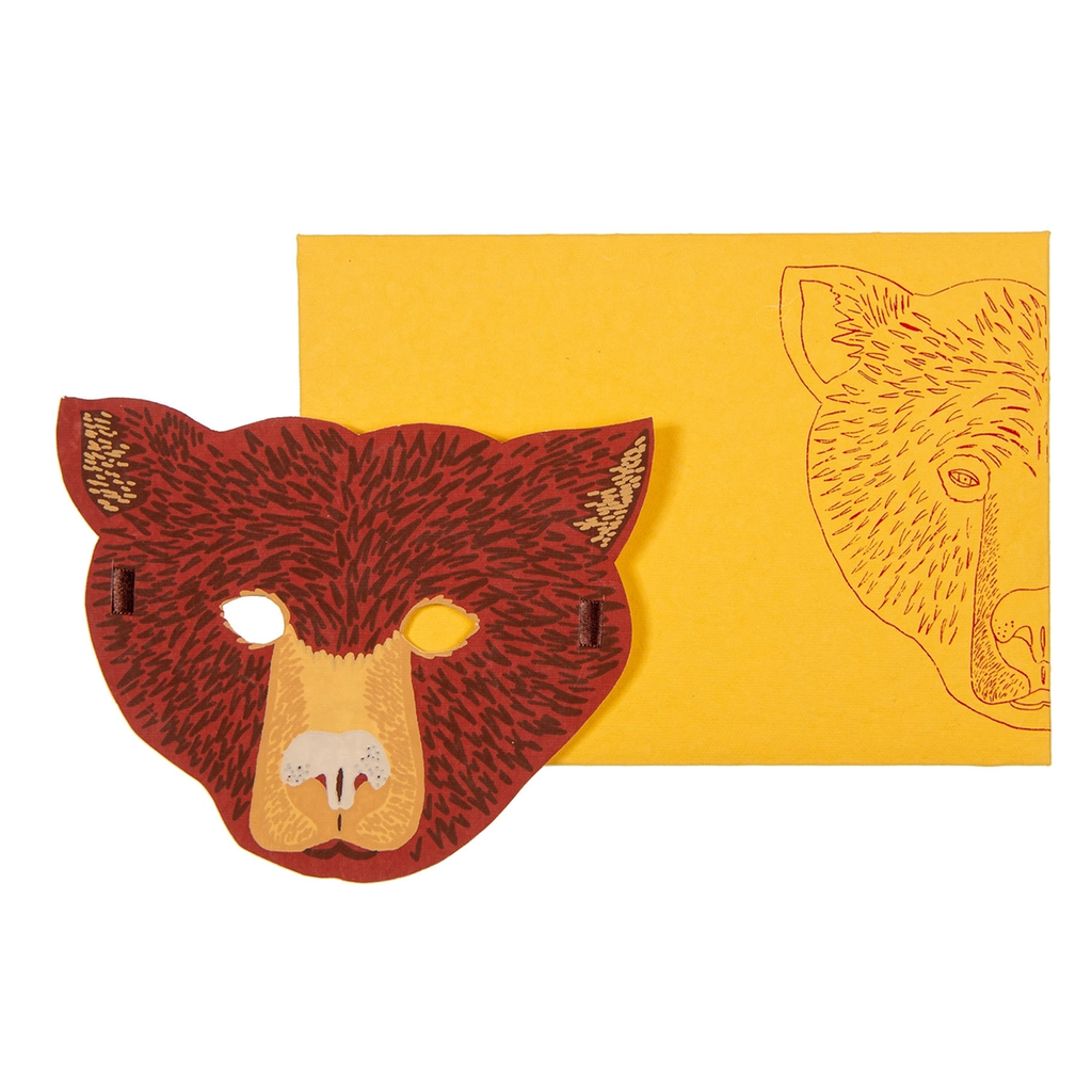 East End Press Mask Greeting Card · Bear