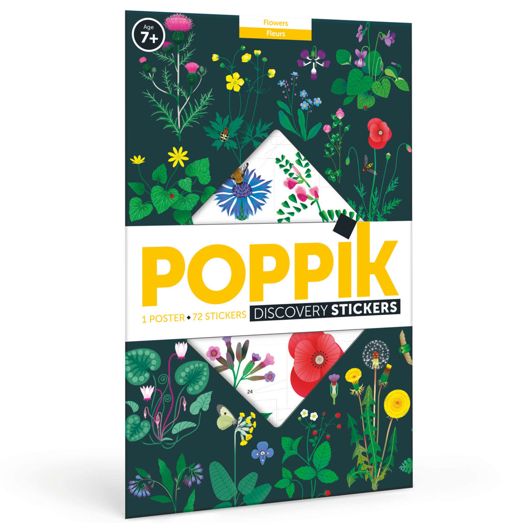 Poppik Wildflower Poster and Sticker Set