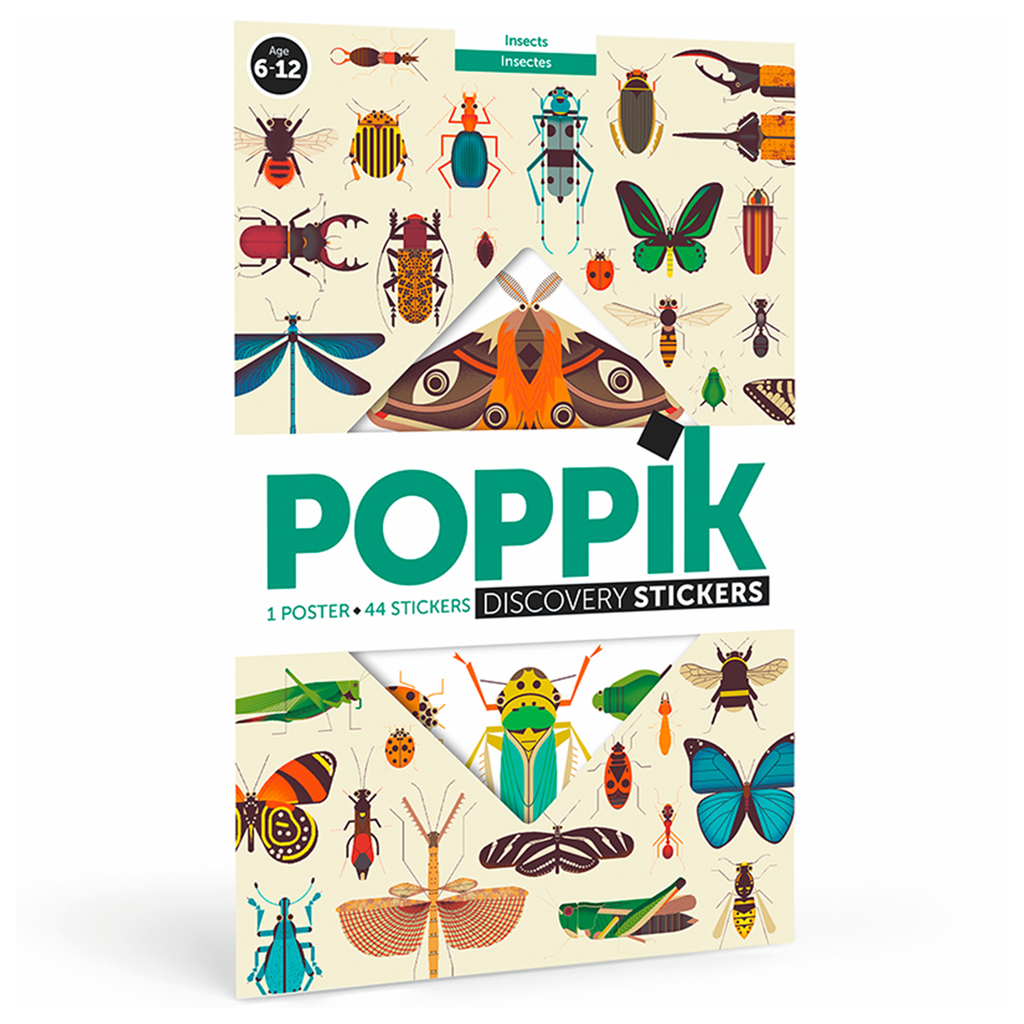 Poppik Insects Poster and Sticker Set