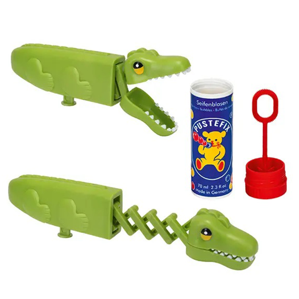 Pustefix Bubble Gator Toy Set | Acorn Toy Shop