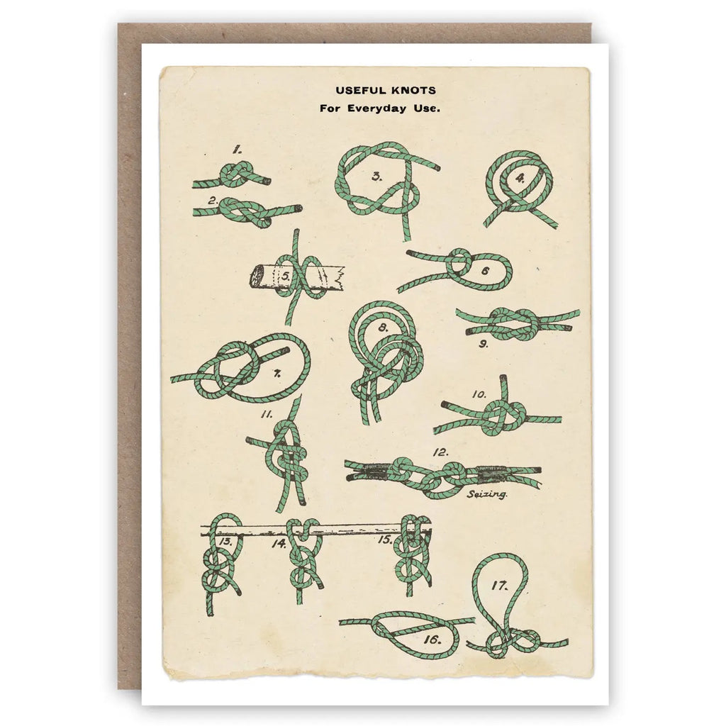 Scouting Knots Greeting Card