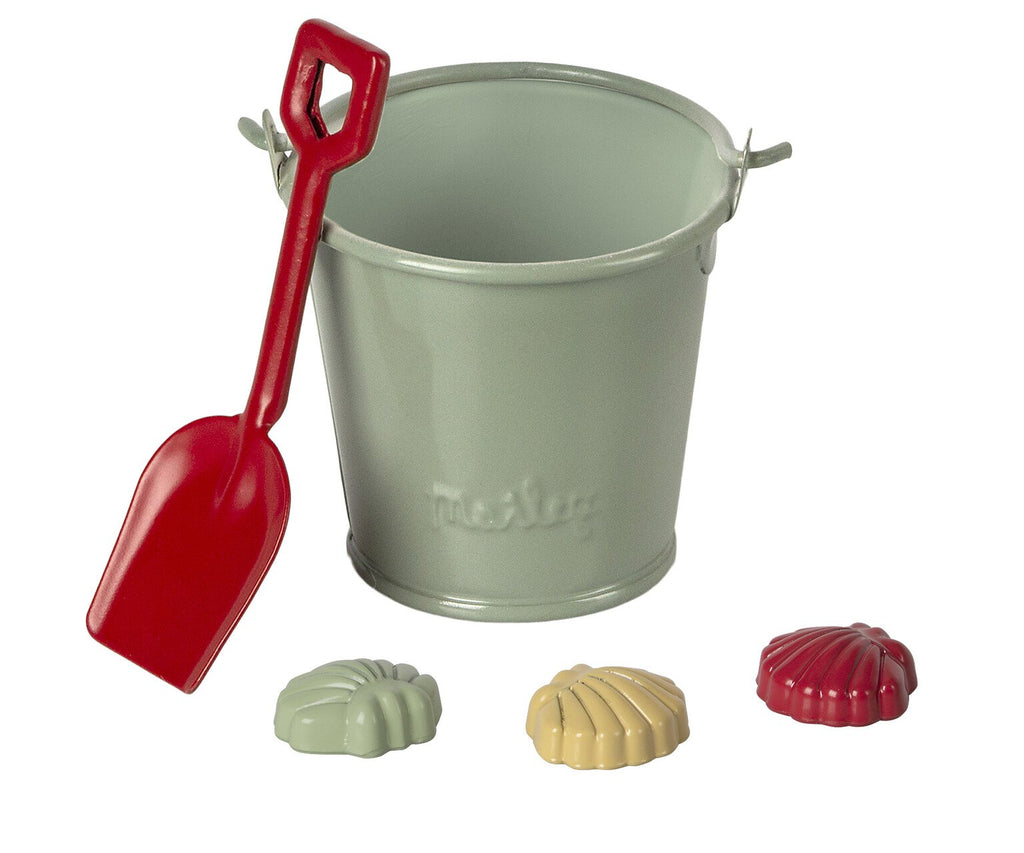 Maileg Mini Shovel, Bucket and Shells Set