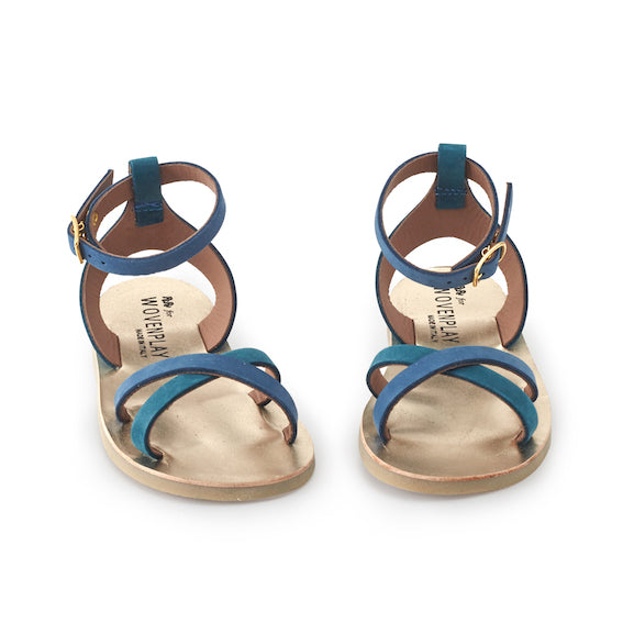 Pepe for Wovenplay Summer Blue Sandals  - EURO Size 26 / US Size 9.5