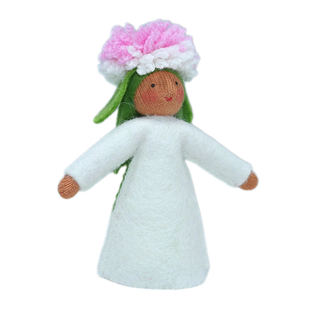 White English Daisy Flower Fairy · Brown