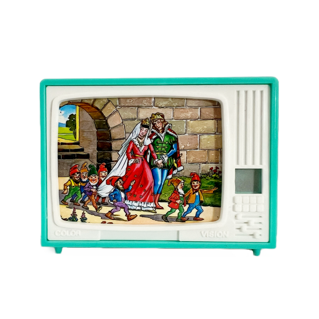 Mini Retro Television Reel Viewer Toy · Snow White and the Seven Dwarves in Multiple Colors