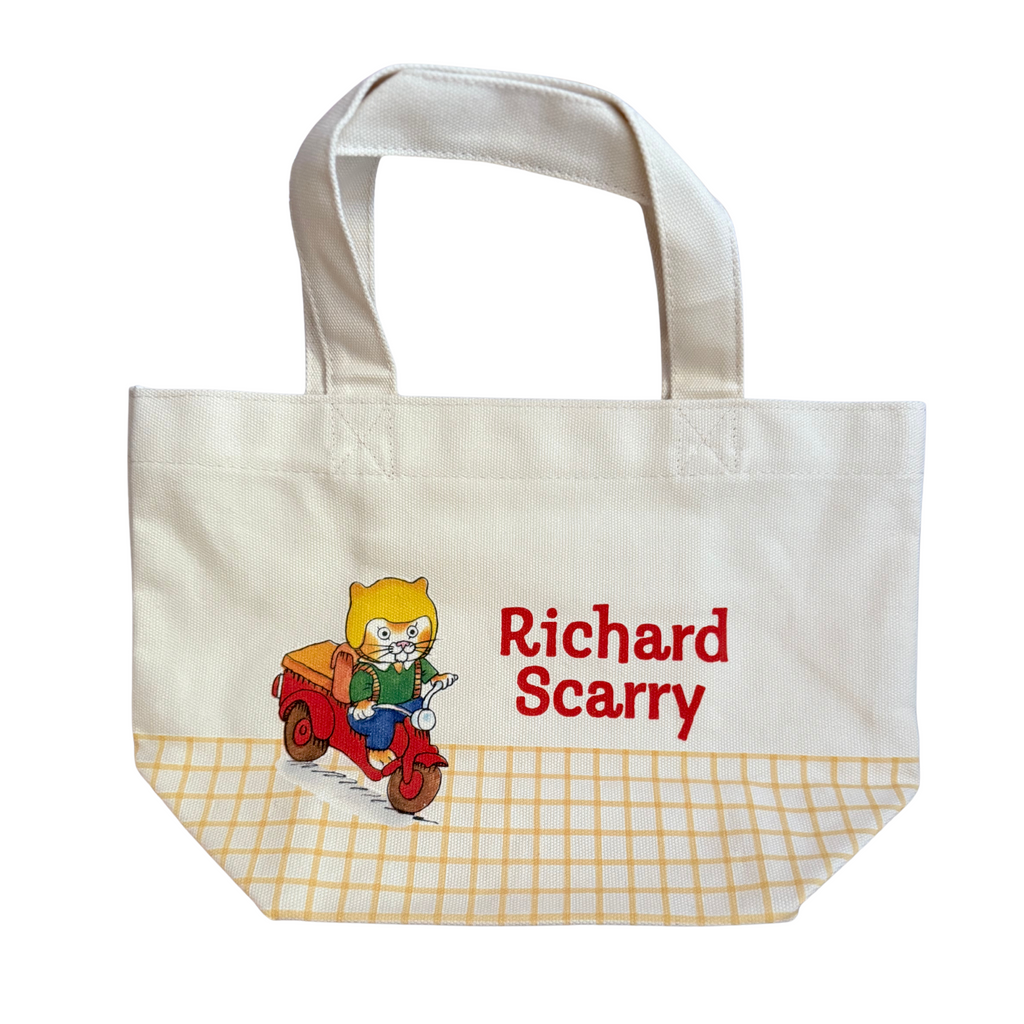 Richard Scarry Canvas Tote Bag · Huckle Cat on a Scooter