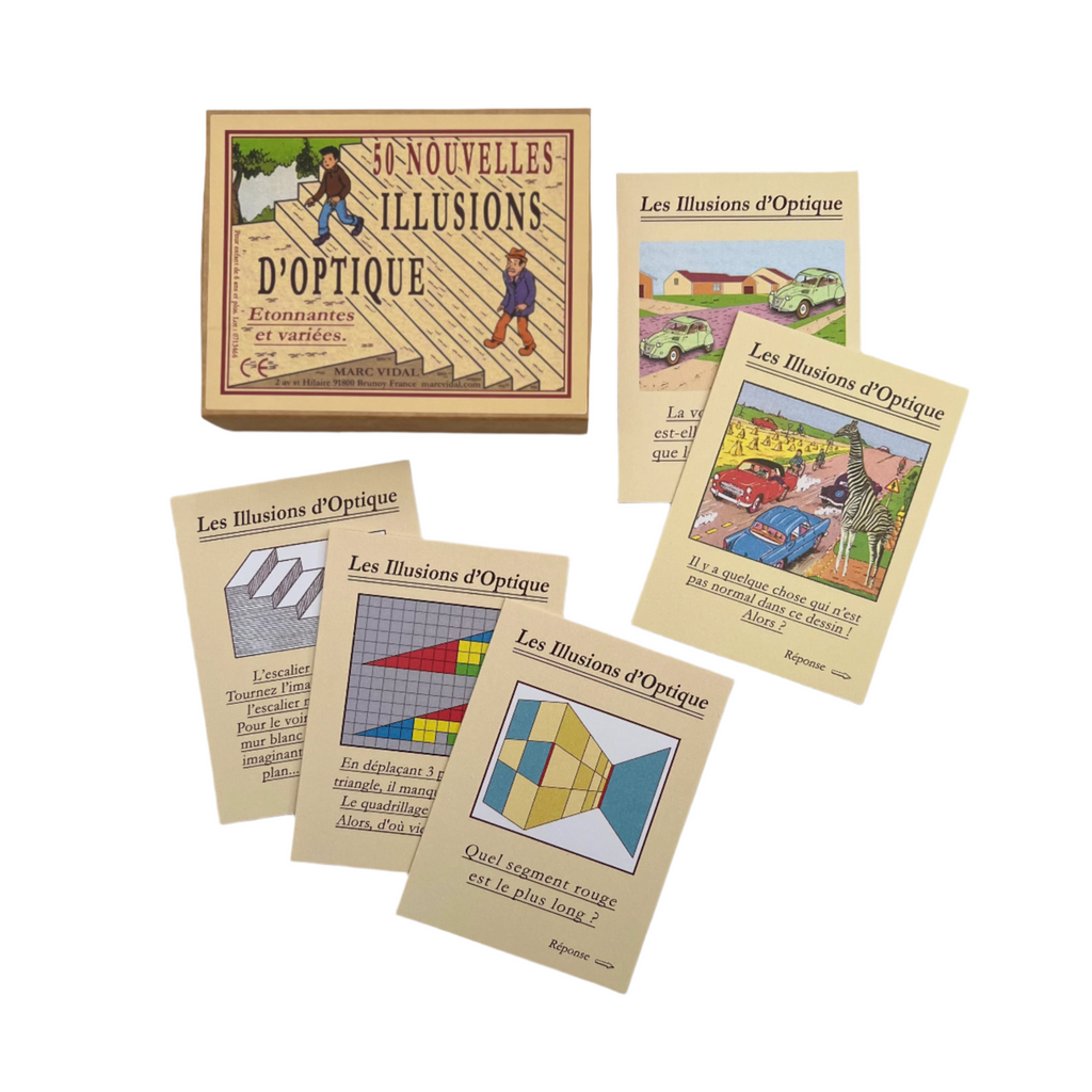 50 Optical Illusions with Explanations (In French) · Style B