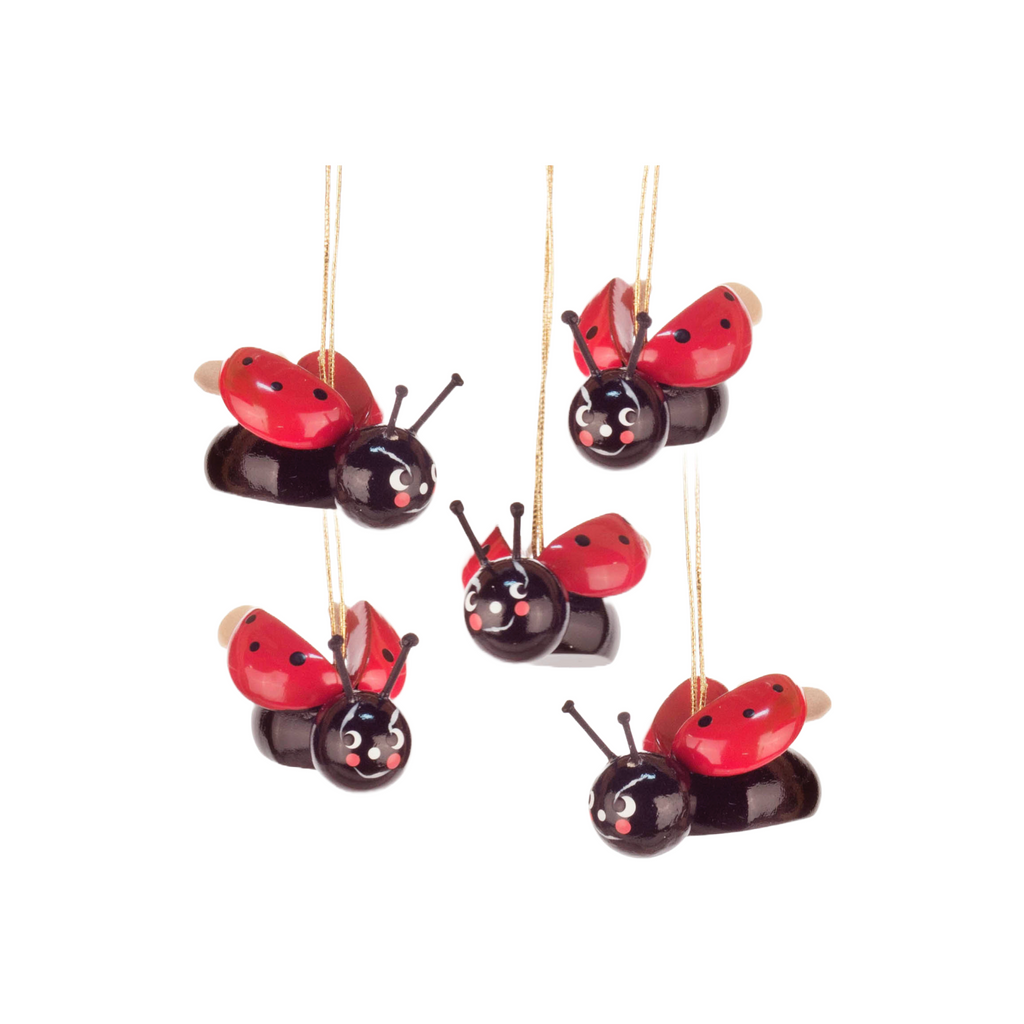 Ladybug Ornaments · Set or Individual