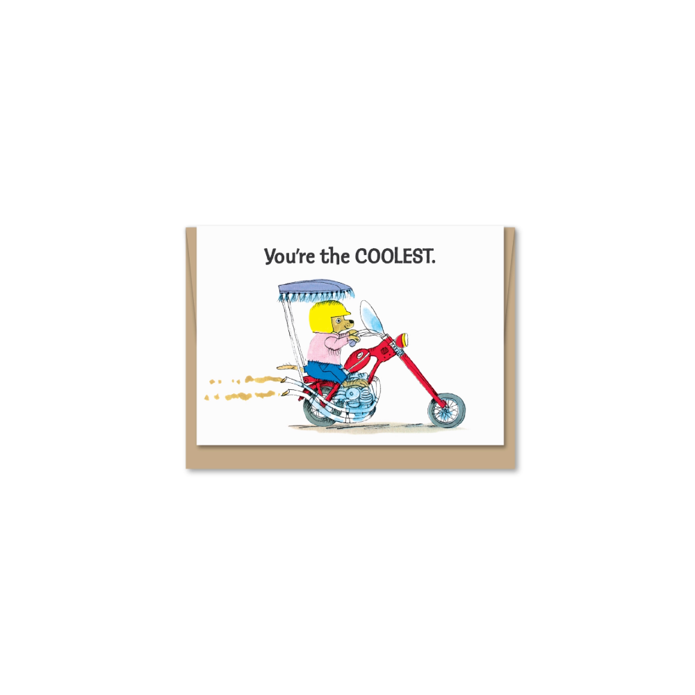 Maginating Richard Scarry Mini You're The Coolest Greeting Card