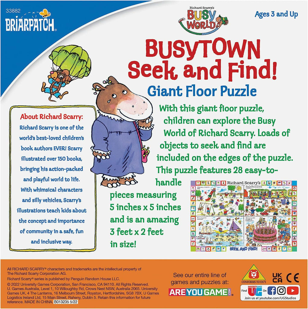 Richard Scarry Busytown Seek and Find Giant Floor Puzzle