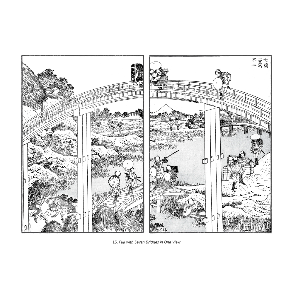 Hokusai · Views of Mount Fuji Coloring Book