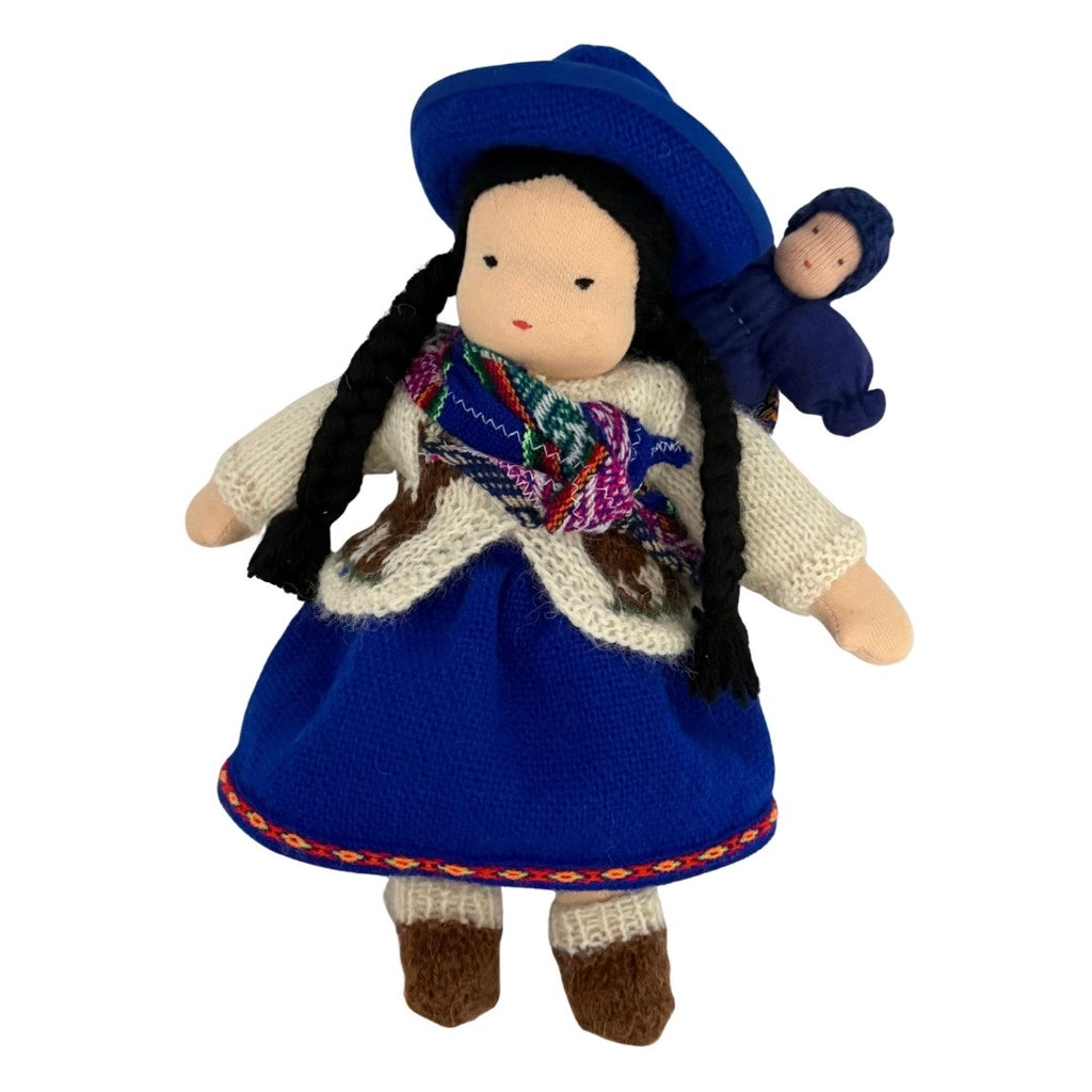 9" Waldorf Doll with Baby · Asian