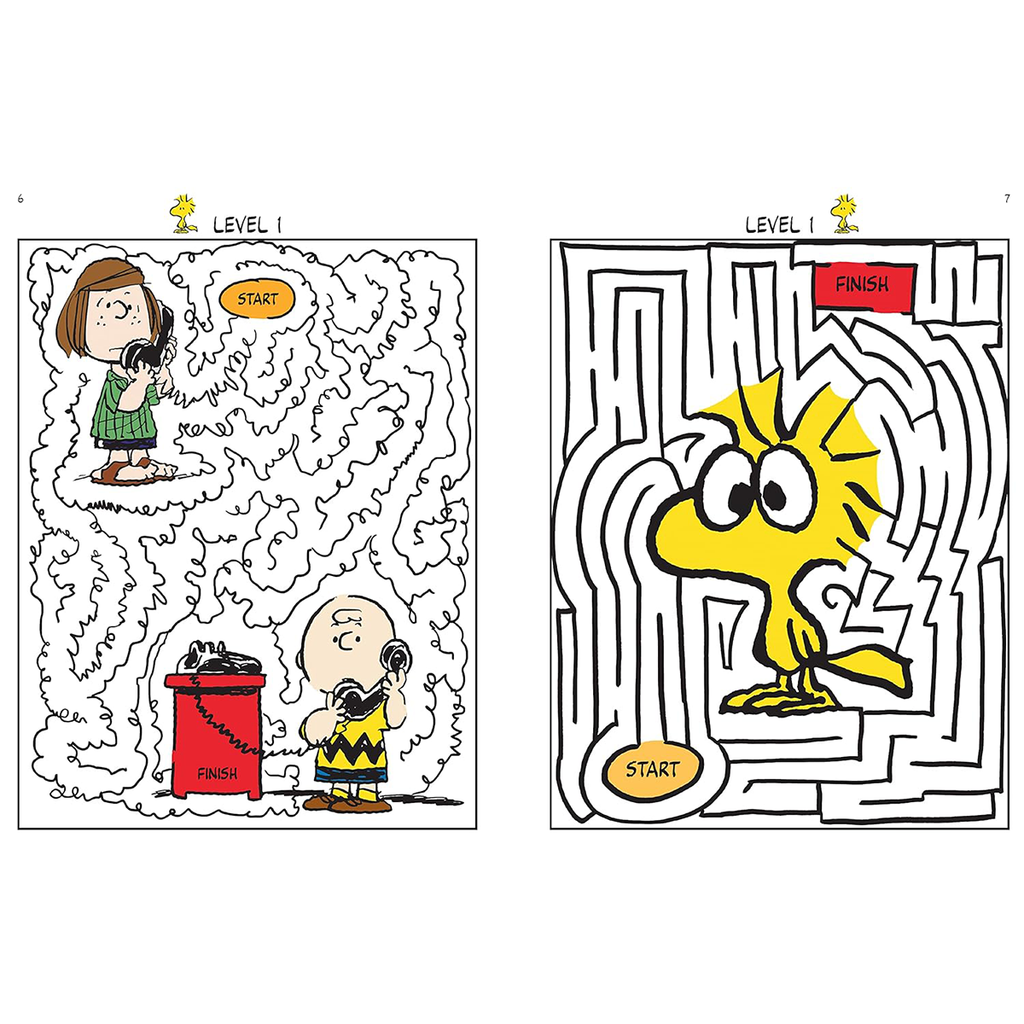 A-Maze-Ing Peanuts: 100 Mazes Featuring Charlie Brown and Friends