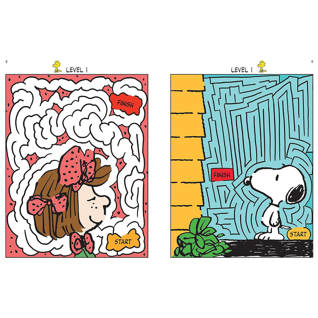 A-Maze-Ing Peanuts: 100 Mazes Featuring Charlie Brown and Friends