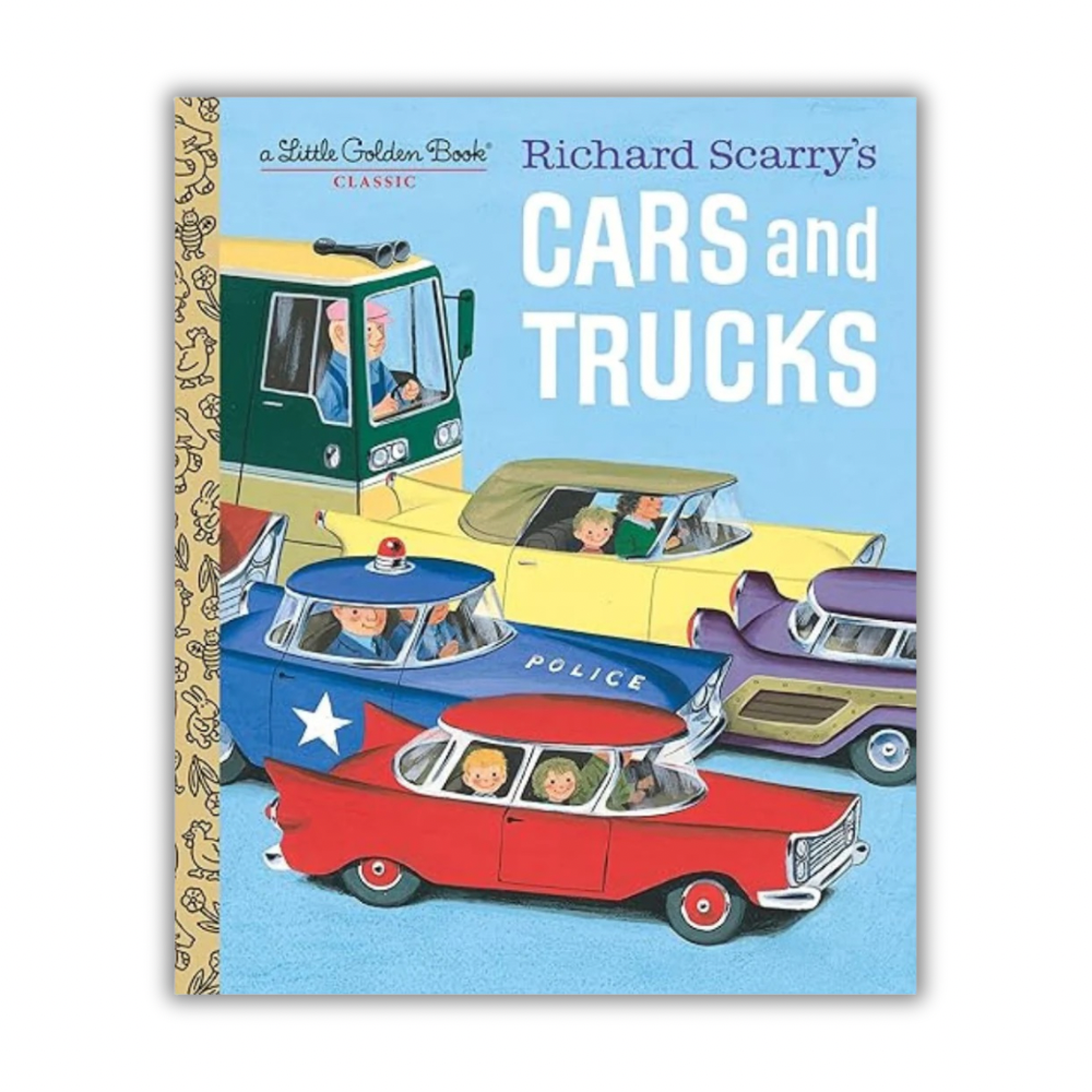 A Little Golden Book · Cars and Trucks by Richard Scarry