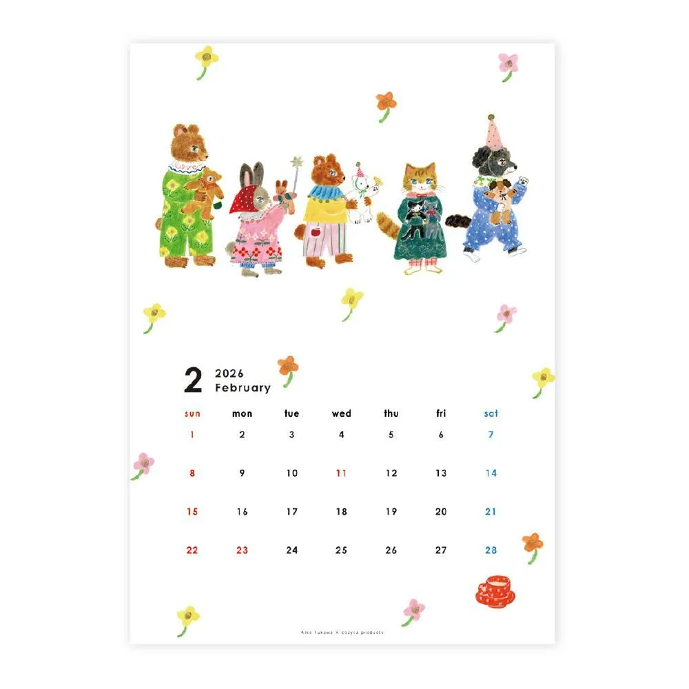 Aiko Fukawa 2026 Calendar