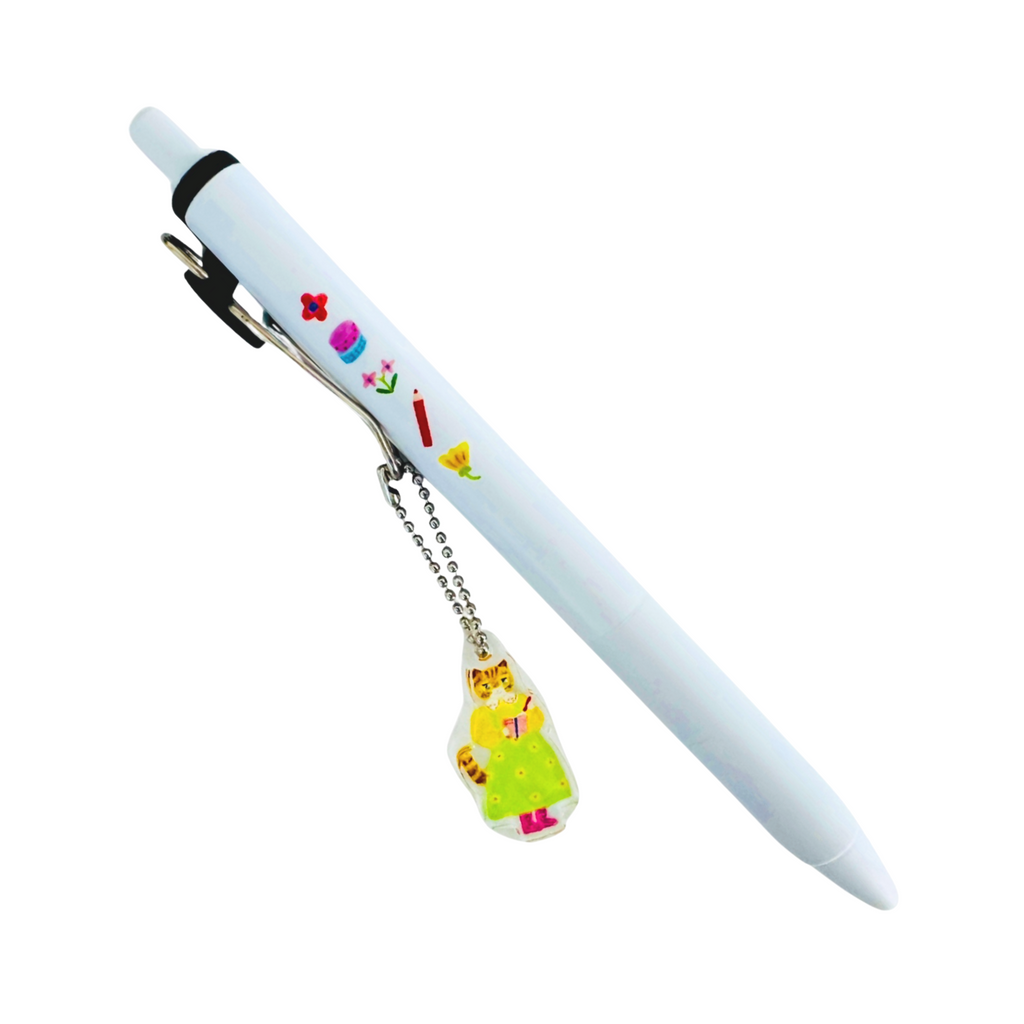 Aiko Fukawa Ballpoint Pen with Cat Charm