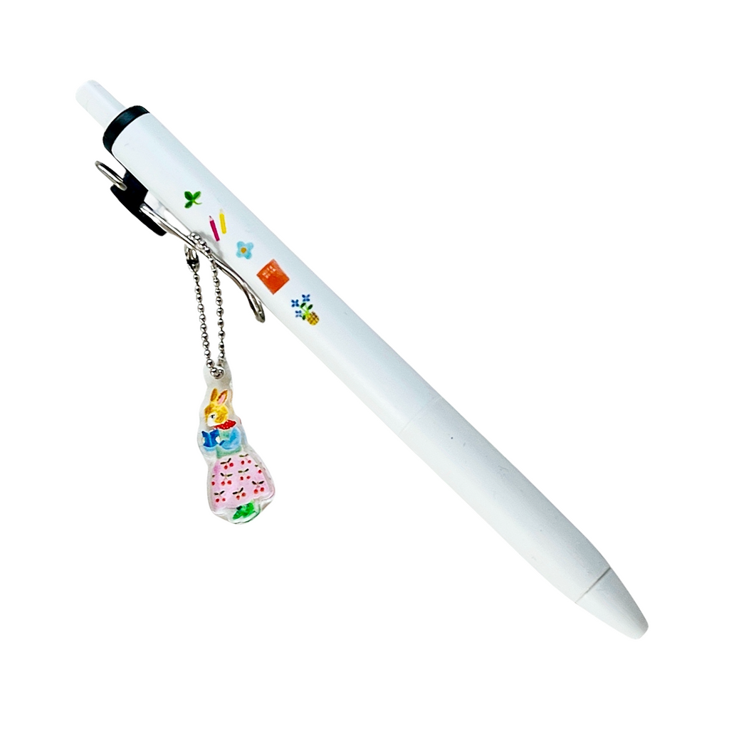 Aiko Fukawa Ballpoint Pen with Rabbit Charm