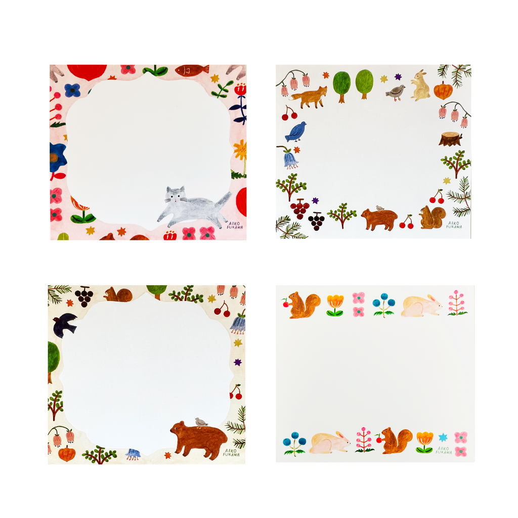 Aiko Fukawa Block Memo Pad · Feel Nature
