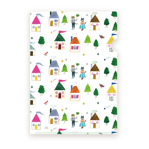 Aiko Fukawa Neighborhood Cats Clear Folder