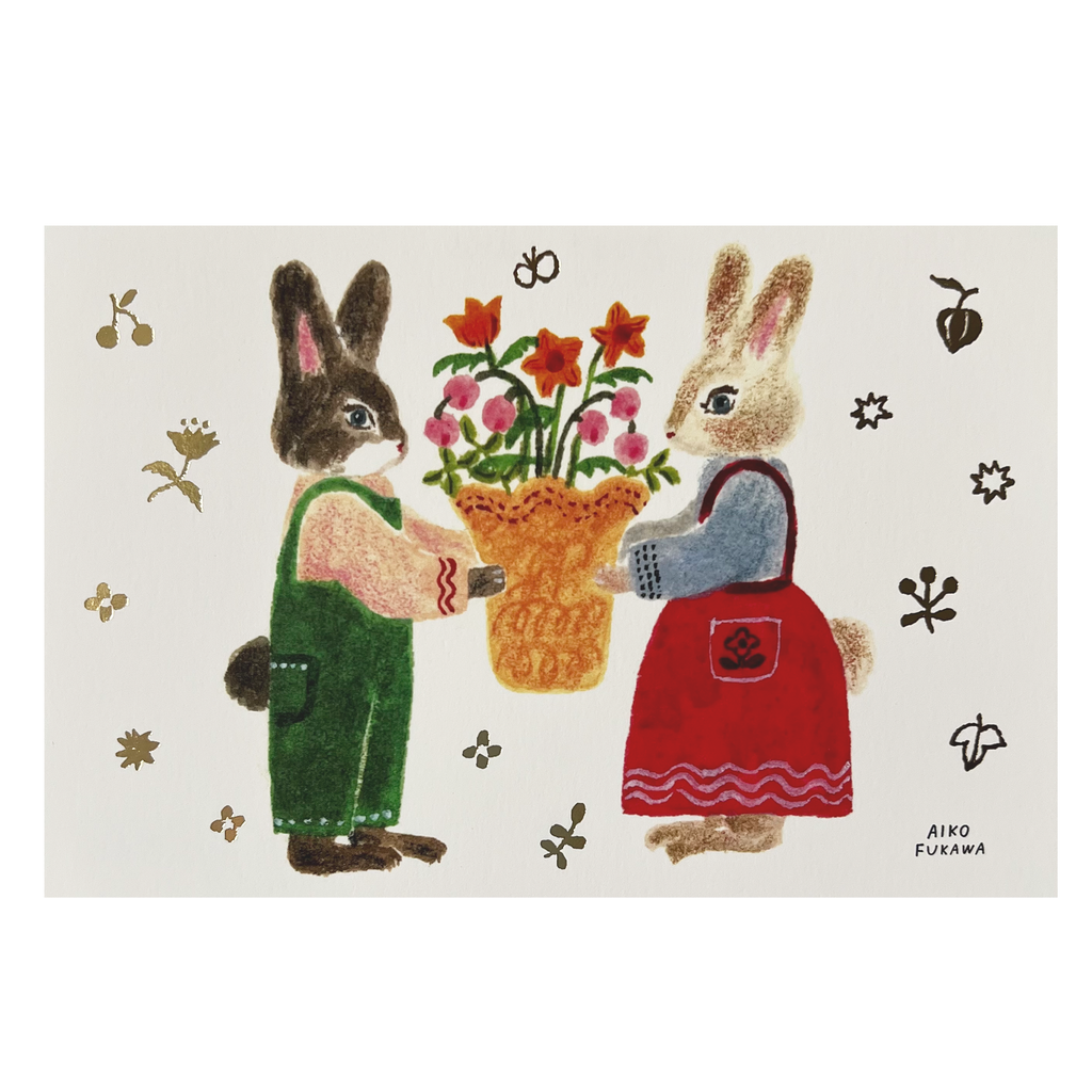 Aiko Fukawa Postcard · Rabbit's Bounty
