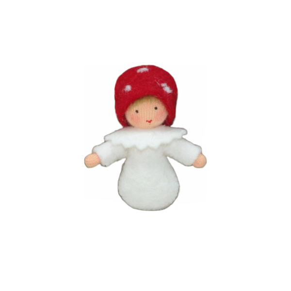 Red Mushroom Family with Fair Skin • Sold Individually