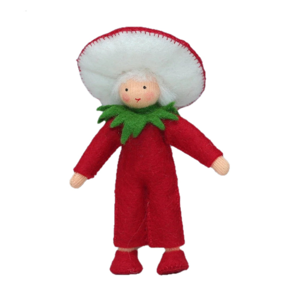 Red Mushroom Family with Fair Skin • Sold Individually