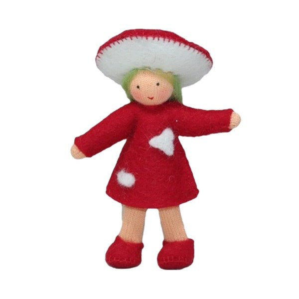 Red Mushroom Family with Fair Skin • Sold Individually