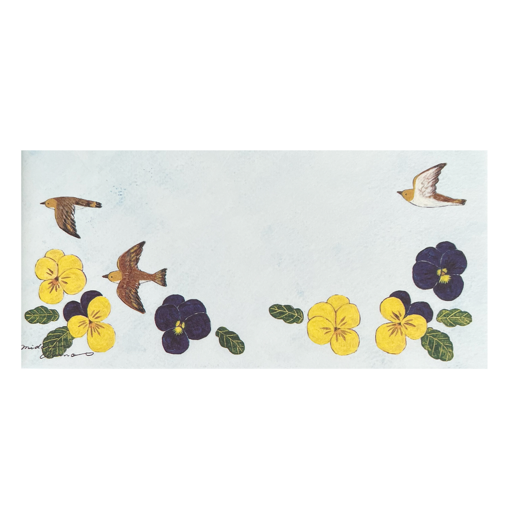 Asano Midori Notepad · With Flowers