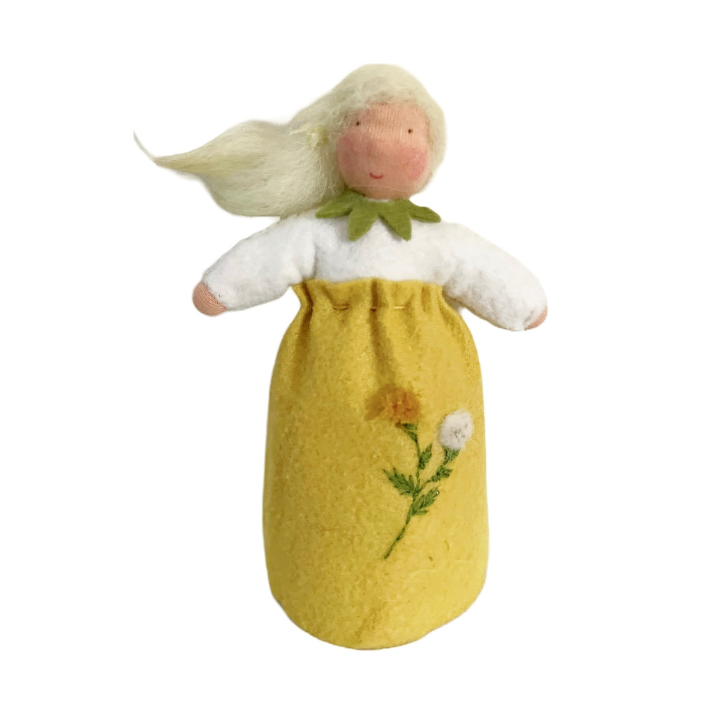 Ashley Ashe Standing Waldorf Doll Yellow Floral Skirt