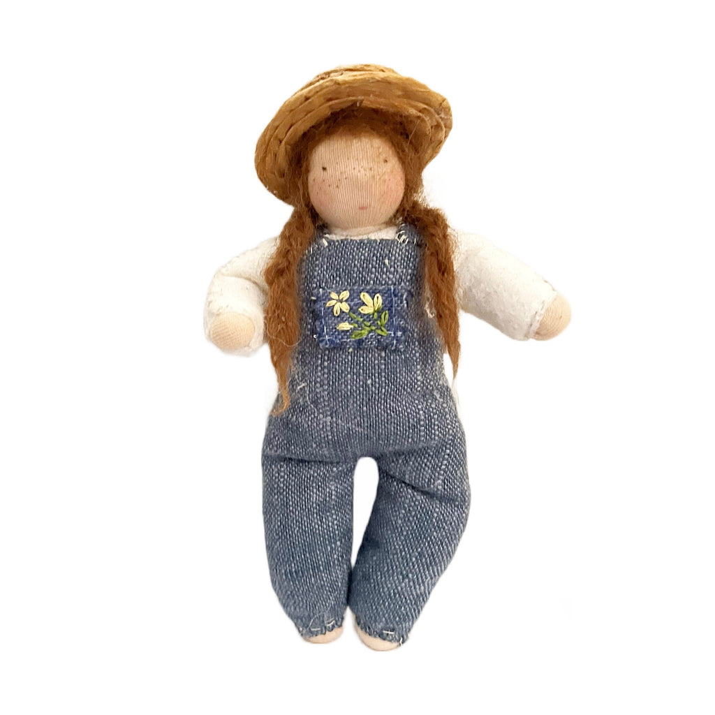Ashley Ashe Waldorf Doll in Overalls