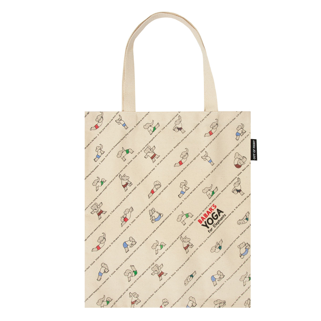 Babar's Yoga for Elephants Tote Bag