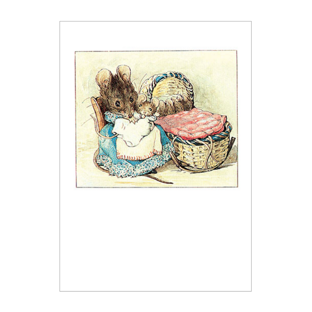 Beatrix Potter Tittlemouse Baby Card