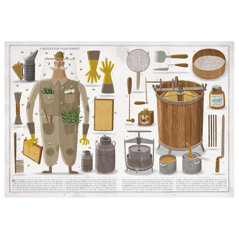 Bees: A Honeyed History by Piotr Socha