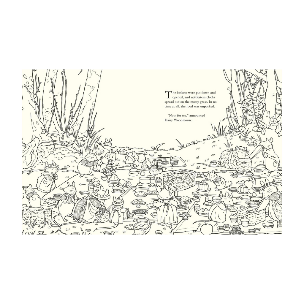 The Brambly Hedge Nature Coloring Book