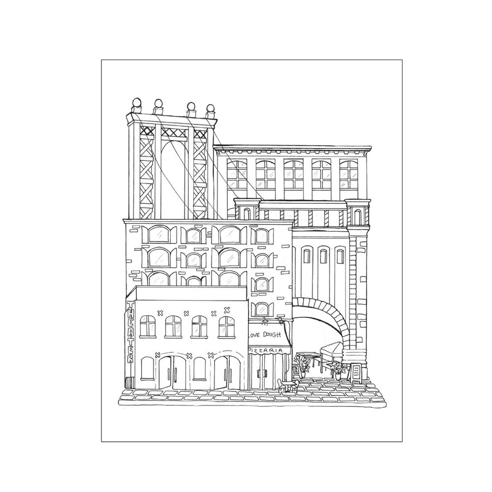Brooklyn Bound: A Coloring Book by Mikayla Sherfy